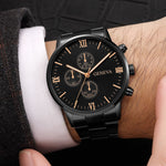 Luxury Men's Stainless Steel Watch